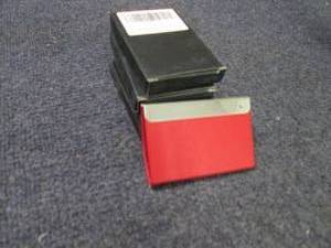lot 30 image: 5 Essential Red Business Card Holde...