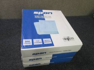 lot 34 image: 3- 200 ct Pks Heavyweight Top Loadi...