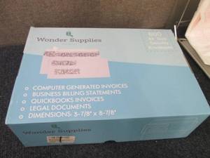 lot 45 image: 600 ct Box of #9 Security Envelopes...