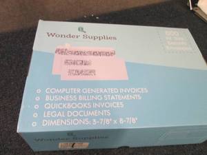 lot 46 image: 600 ct Box of #9 Security Envelopes...