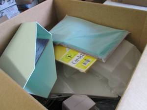 lot 59 image: Box of Assorted Business & School I...
