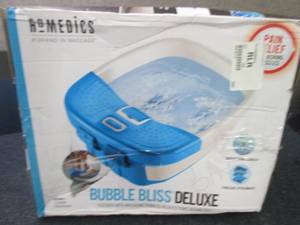 lot 91 image: Homedics Bubble Bliss Deluxe Footba...