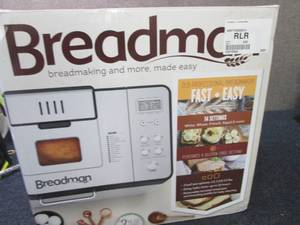 lot 92 image: Breadman 2 lb. Bread Maker open box...