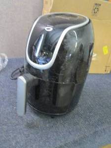 lot 117 image: PowerXL Vortex Air Fryer 2-Qt. - Bl...