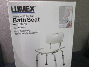 lot 141 image: Lumex Platinum Collection Bath Seat...