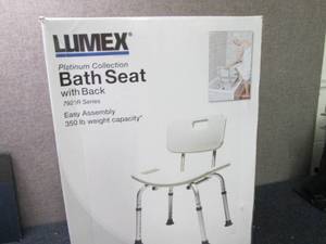lot 142 image: Lumex Platinum Collection Bath Seat...
