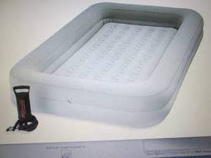 lot 145 image: Intex Kids Travel Bed Set out of bo...
