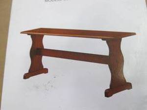 lot 176 image: Nook Bench open box Assembly requir...
