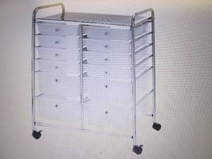 lot 182 image: Whitmor, Inc. 12-Drawer Storage Car...