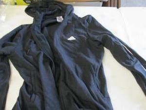 lot 226 image: NWT Ladies XL Adidas Hooded Zip Swe...