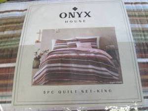 lot 233 image: Geneva Home Fashion Haze Stripe 5-P...