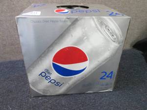 lot 259 image: 24 Pack Diet Pepsi...