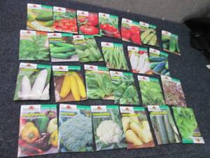 lot 274 image: 25 Assorted Packs of Burpee Vegetab...