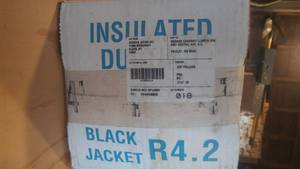 lot 22 image: New Box of 4in. of 25ft Insulated Ducting