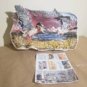 lot 17 image: Bruce Howdle clay Relief Work