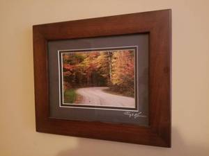 lot 60 image: Fine Art Photography Print- Autumn Road