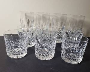 lot 27 image: Waterford Crystal Tumblers & Highball Glasses