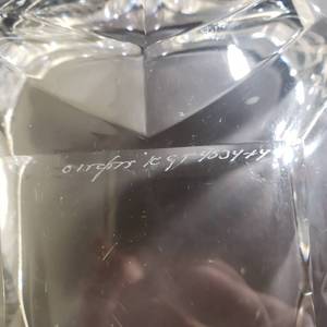 lot 140 image: Orrefors Crystal Square Bowls