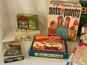 lot 2 image: Vintage Board Games