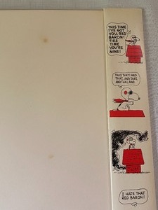 lot 13 image: Vintage Snoopy Desk Pad