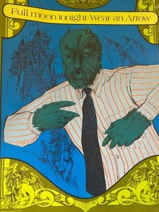 lot 12 image: Vintage Poster Full Moon Tonight