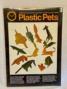 lot 47 image: Vintage Pressman Toy Corp Plastic Pets New in Package