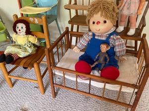 lot 55 image: Vintage Dolls and Doll Items