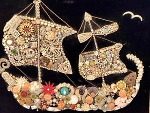 lot 165 image: Vintage Costume Jewelry Art