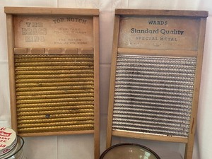 lot 141 image: So Much Vintage Fun Washboards and More