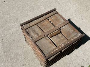 lot 232 image: Vintage Wooden Chicken Cage