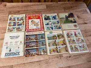 lot 252 image: 8 Vintage 1970s Mad Magazines