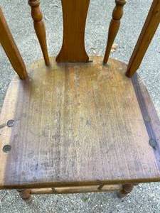 lot 278 image: Vintage Wooden Chair
