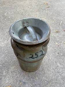 lot 285 image: Old Cream City Milk Can