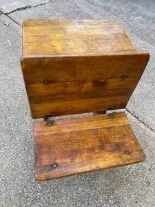 lot 349 image: Vintage School Room Desk