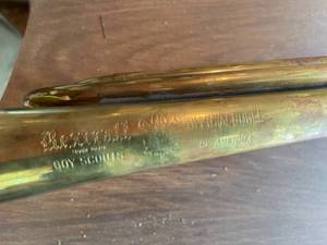 lot 370 image: Vintage Rexcraft Boy Scouts Bugle