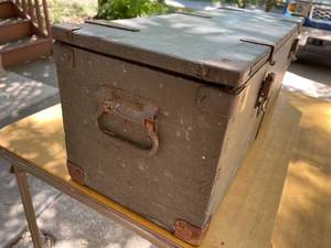 lot 379 image: Vintage Wooden Storage