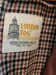 lot 315 image: Rosy London Fog Coat with Wool Blend Scarf