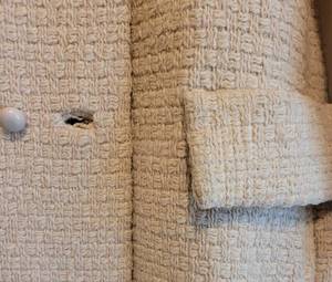 lot 322 image: Vintage Stevensons Tweed Coat with Natural Fur Collar