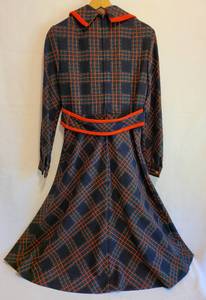 lot 326 image: Iconic Blue and Green Plaid Ladies Vintage Dress