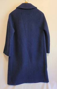lot 335 image: Womens Vintage  Navy Tweed Coat