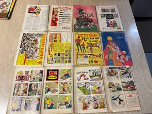 lot 382 image: 12 Vintage Comic Books