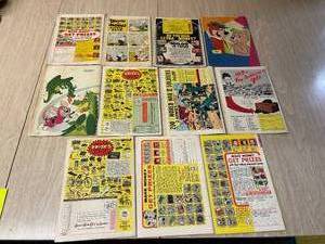 lot 386 image: 11 Vintage Comic Books