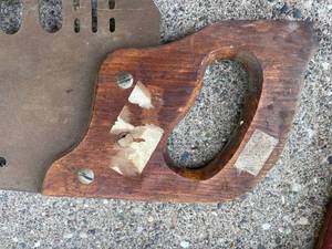 lot 396 image: 2 Vintage Handsaw Deco Pieces