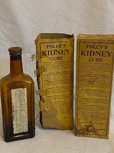 lot 443 image: Two Vintage Bottles of Foleys Kidney Cure