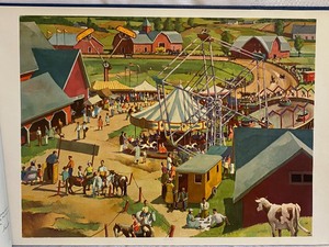 lot 411 image: Book Vintage Prints by Celebrated American Artists
