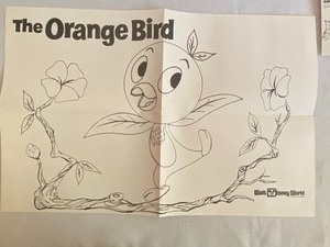 lot 205 image: Set of Four General Mills Magic Kingdom Coloring Pages (New)