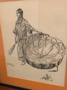 lot 433 image: Two Native American Prints