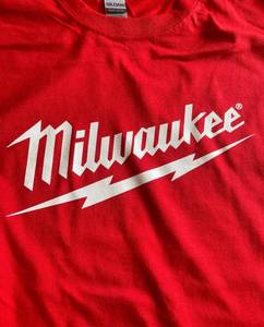 Milwaukee Tool Logo Mens T-Shirt Size M