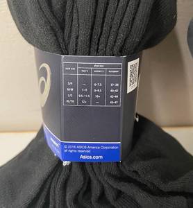 Lot of Asics Unisex Athletic Socks Size Large