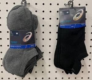 Lot of Asics Unisex Athletic Socks Size M